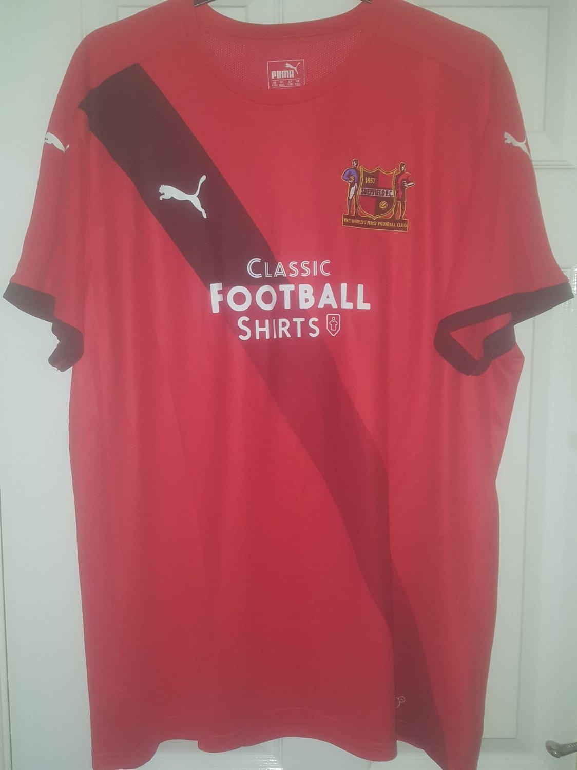 maillot sheffield fc domicile 2016-2017 rétro