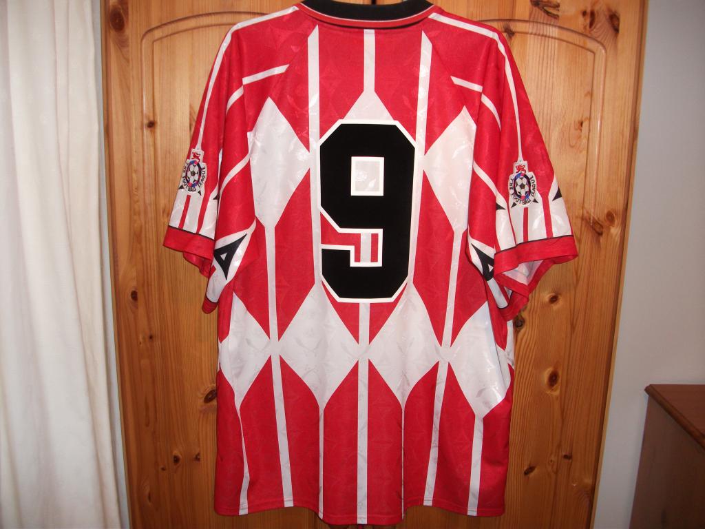 maillot sheffield united domicile 1995-1996 rétro maillot sheffield united domicile 1995-1996 rétro