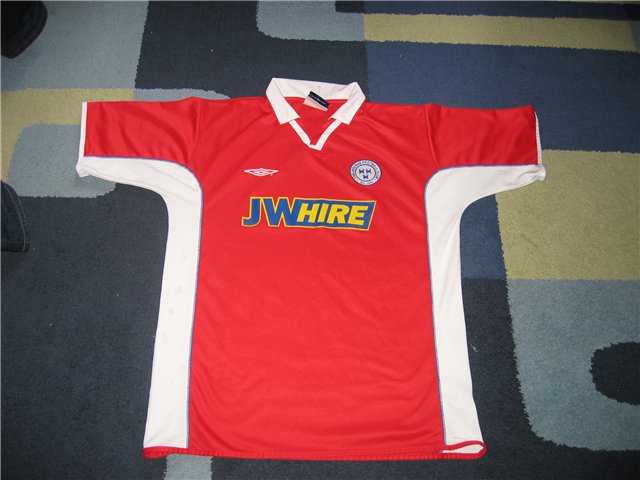 maillot shelbourne fc domicile 2001-2002 rétro