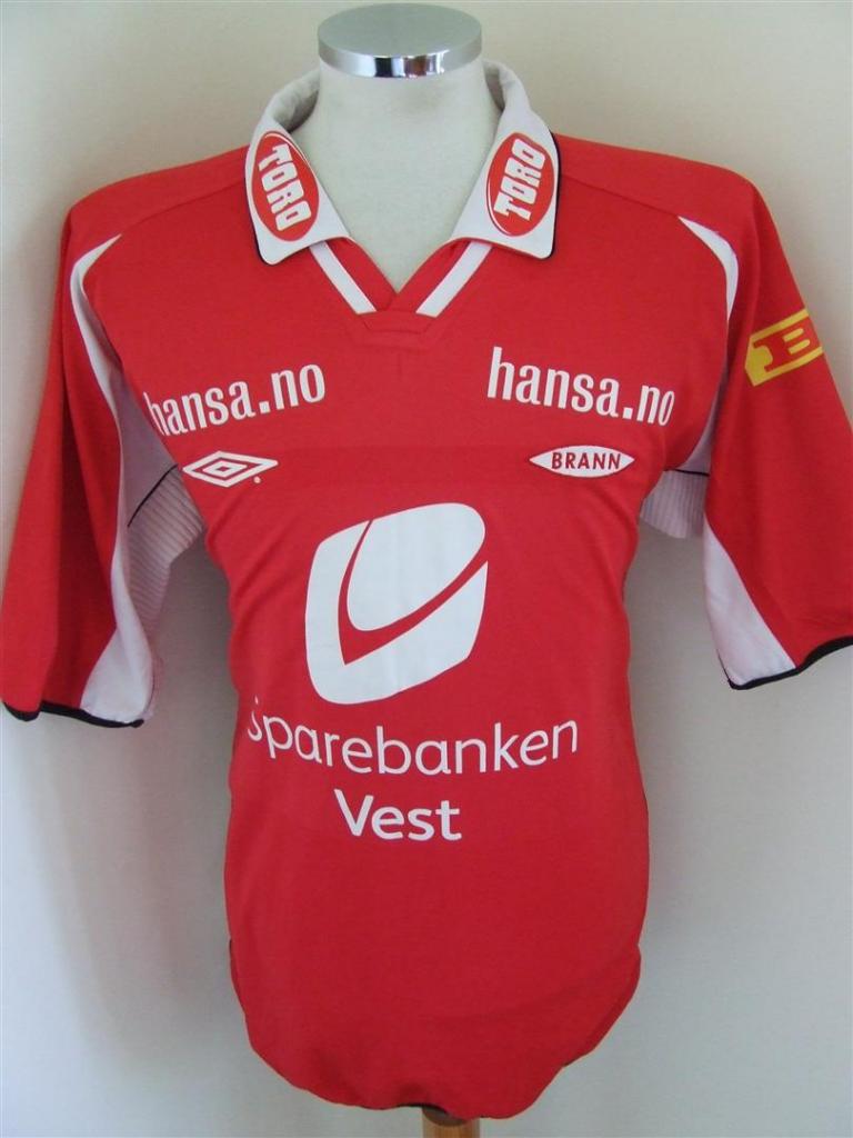 maillot sk brann domicile 2004 rétro