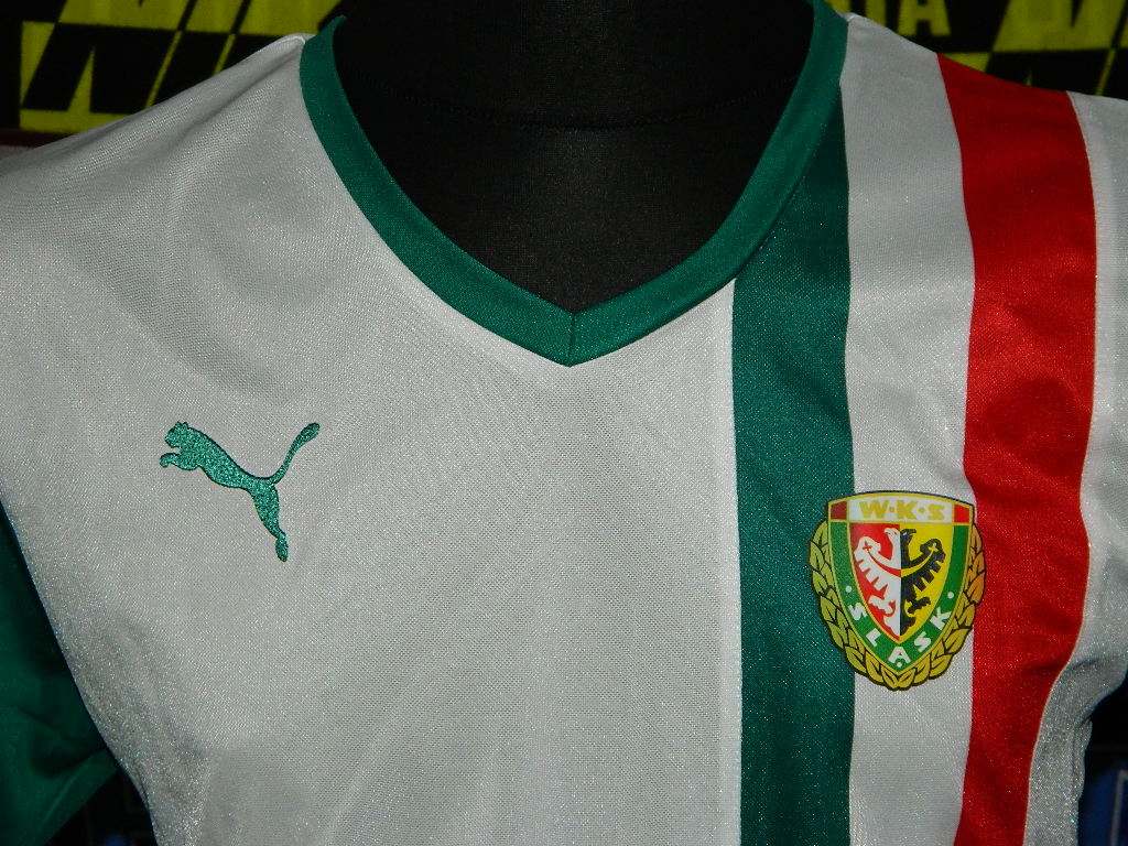 maillot slask wroclaw exterieur 2013-2014 pas cher