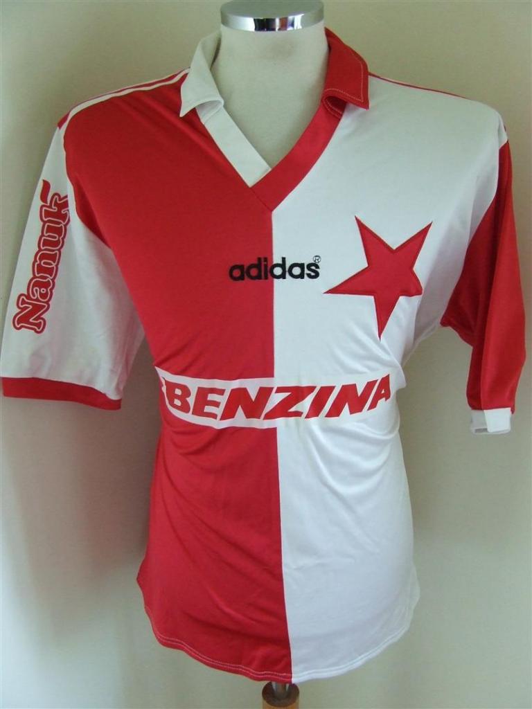 maillot slavia prague domicile 1996-1998 rétro