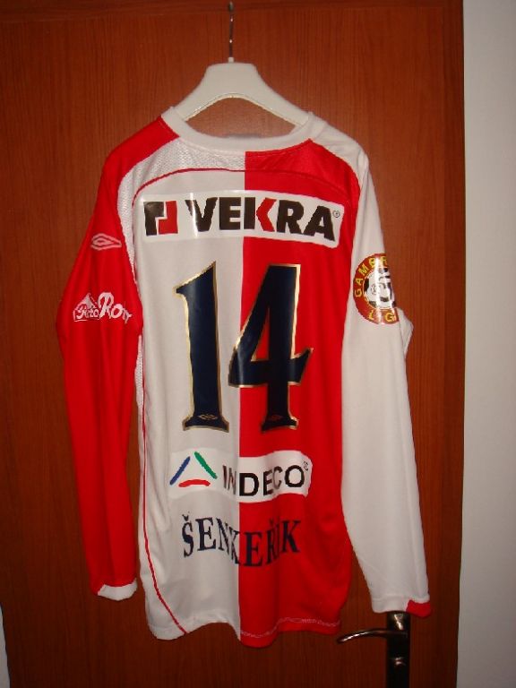maillot slavia prague domicile 2007-2008 rétro