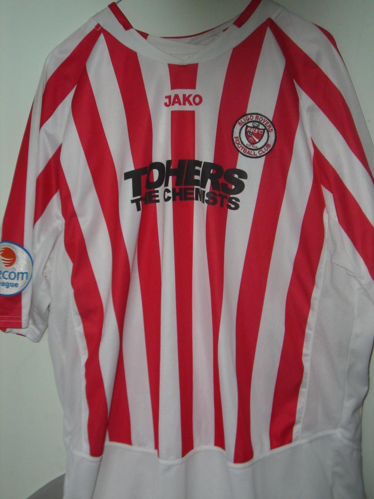 maillot sligo rovers domicile 2004 pas cher