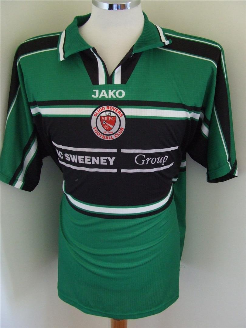 maillot sligo rovers exterieur 1999-2000 pas cher