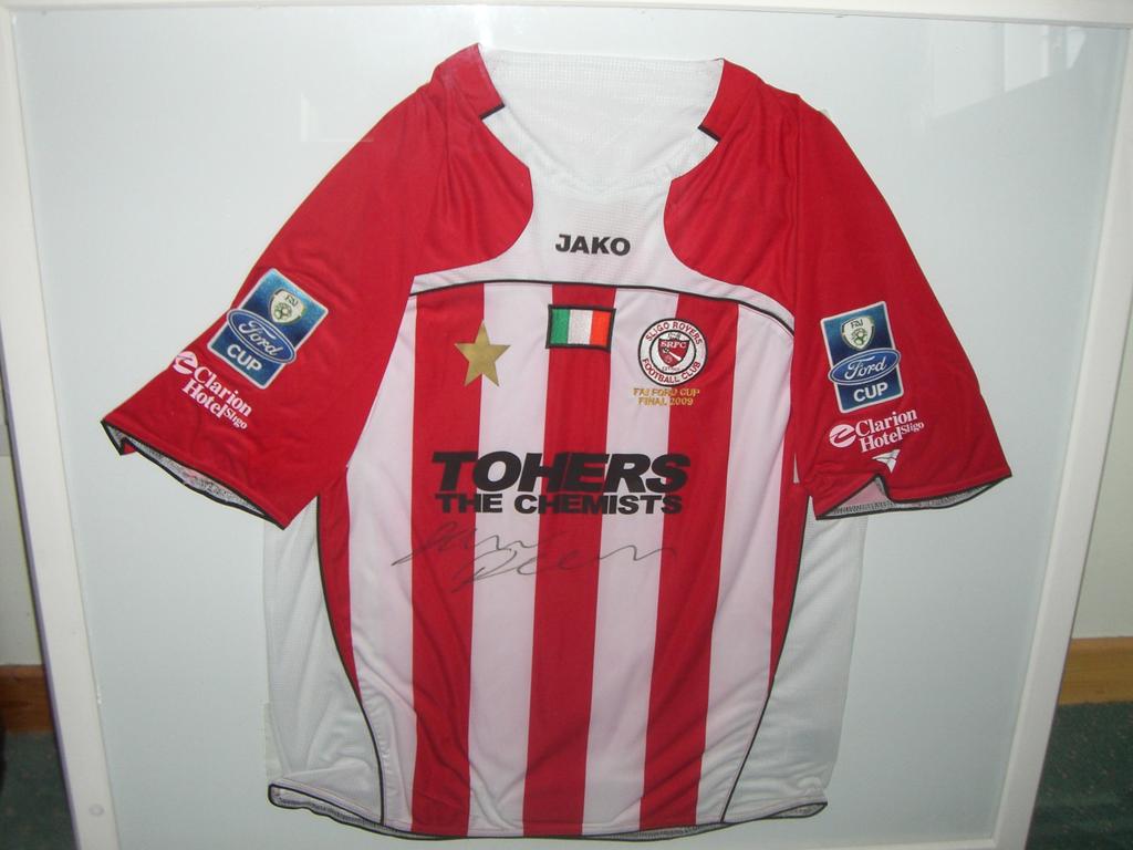 maillot sligo rovers réplique 2009 rétro