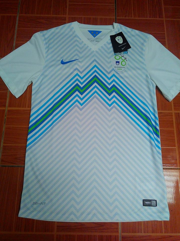 maillot slovénie domicile 2014-2016 rétro