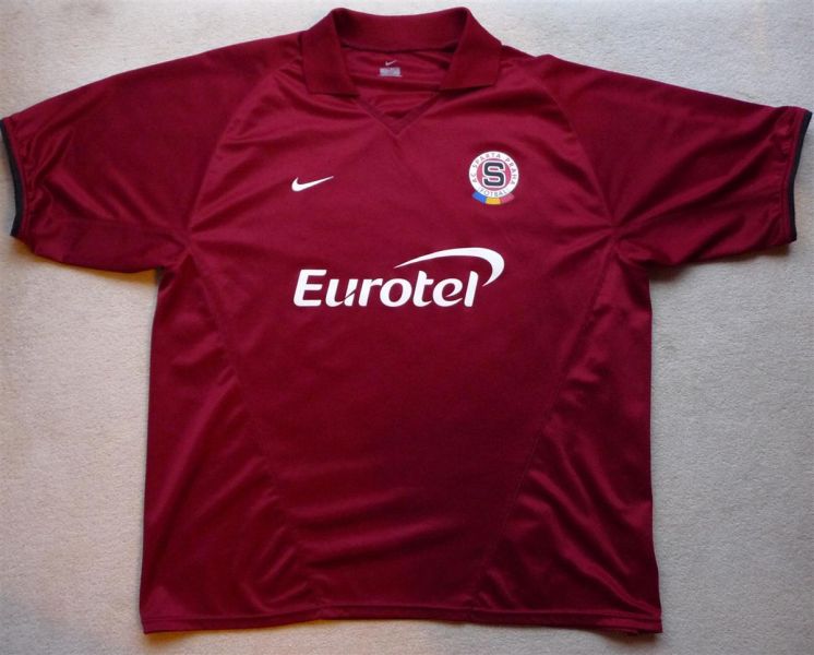 maillot sparta prague domicile 2003-2005 rétro