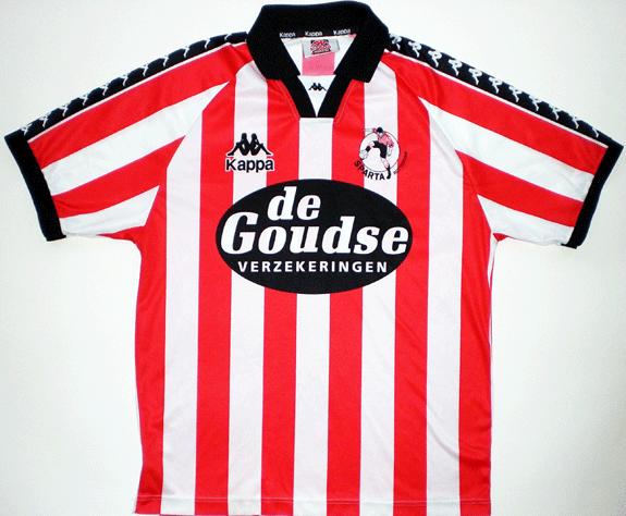 maillot sparta rotterdam domicile 1998-1999 pas cher