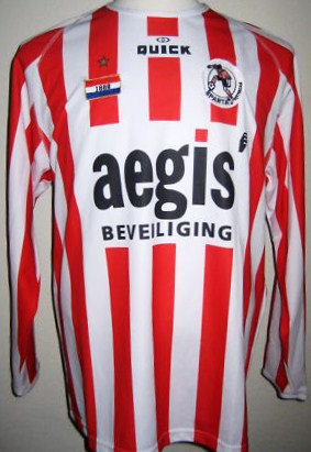 maillot sparta rotterdam domicile 2004-2005 rétro