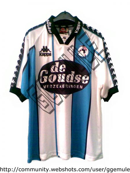maillot sparta rotterdam exterieur 1997-1998 rétro