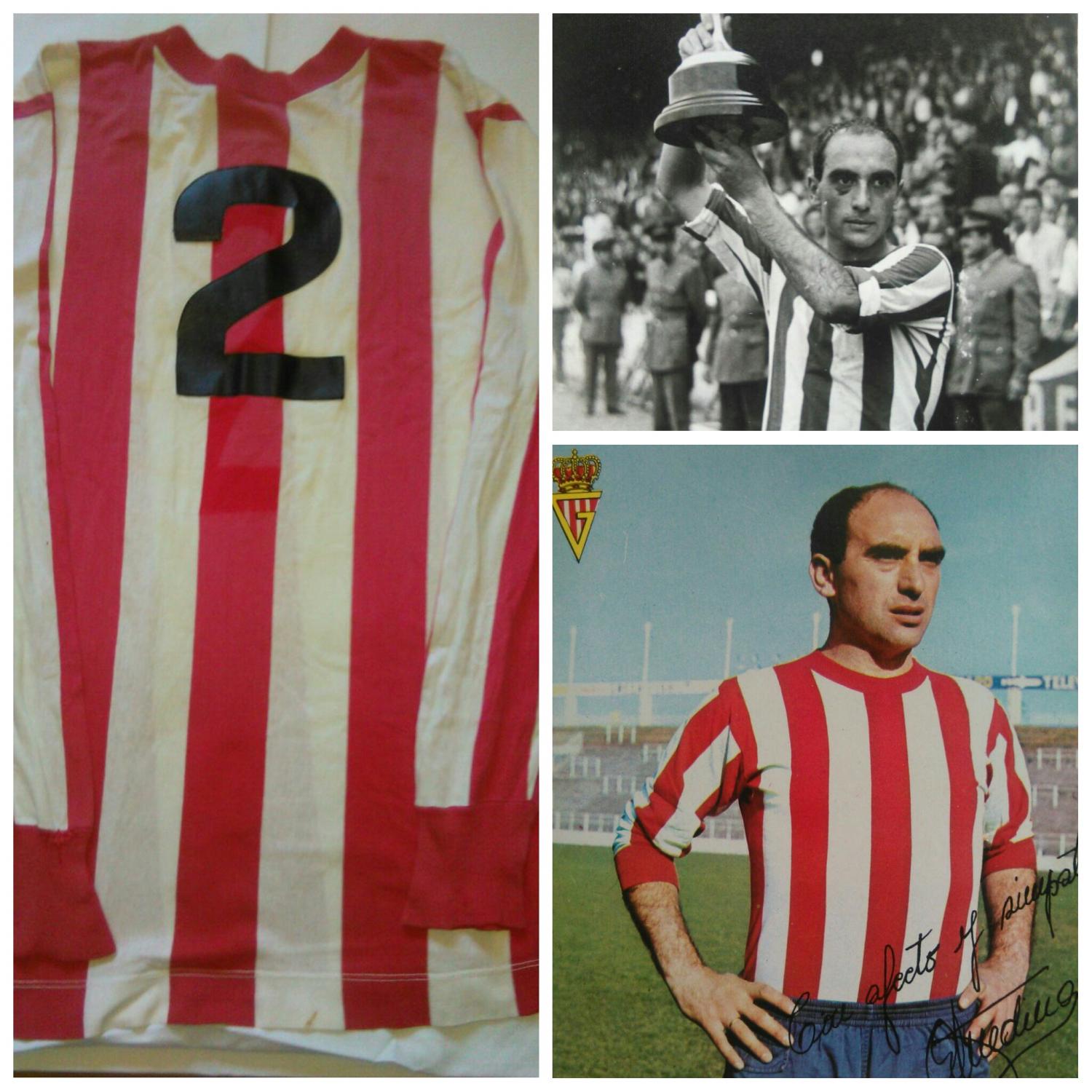 maillot sporting de gijón domicile 1965-1966 rétro