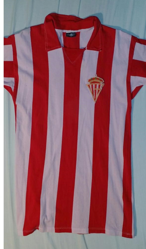 maillot sporting de gijón domicile 1973-1974 pas cher