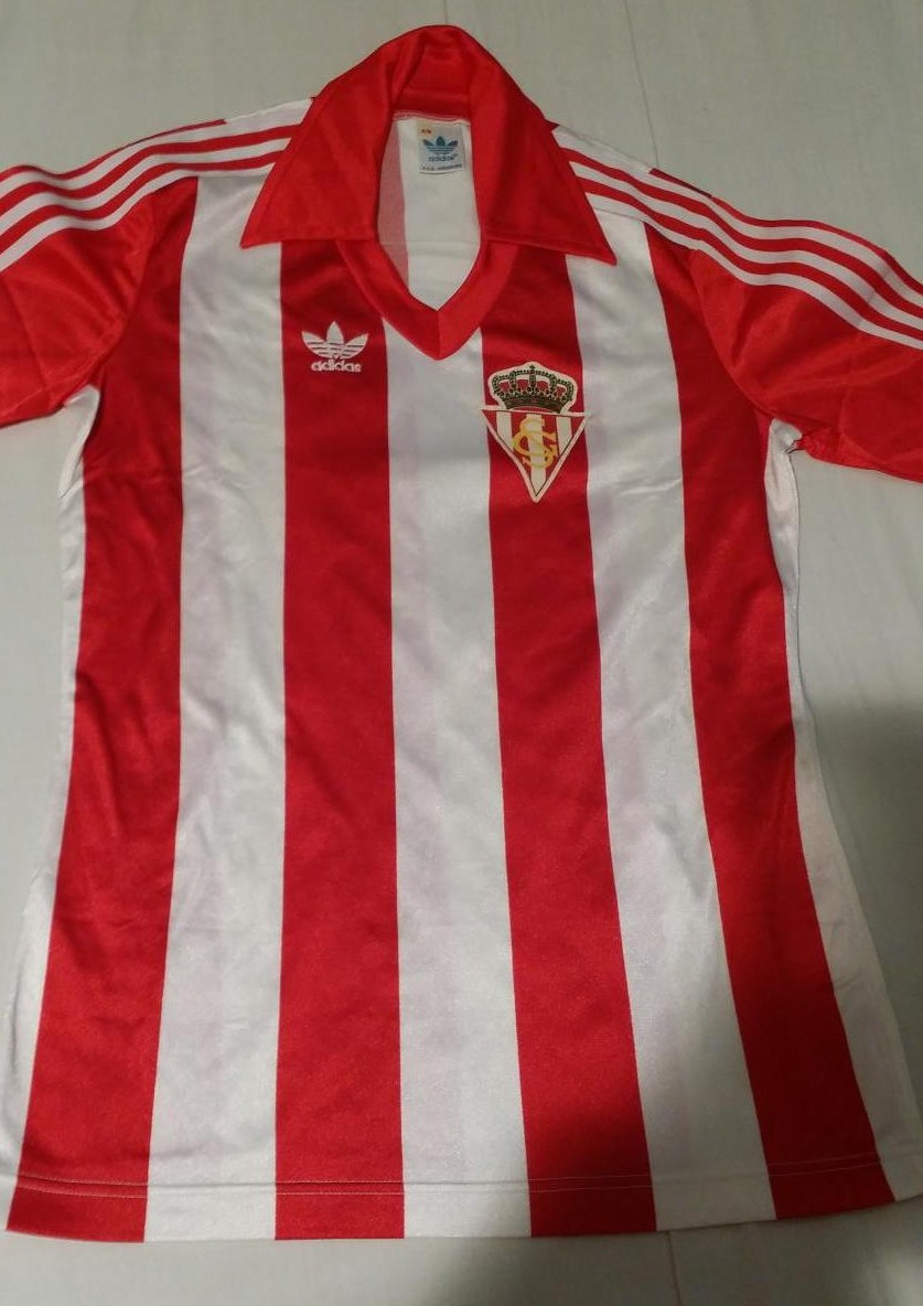 maillot sporting de gijón domicile 1981-1982 rétro