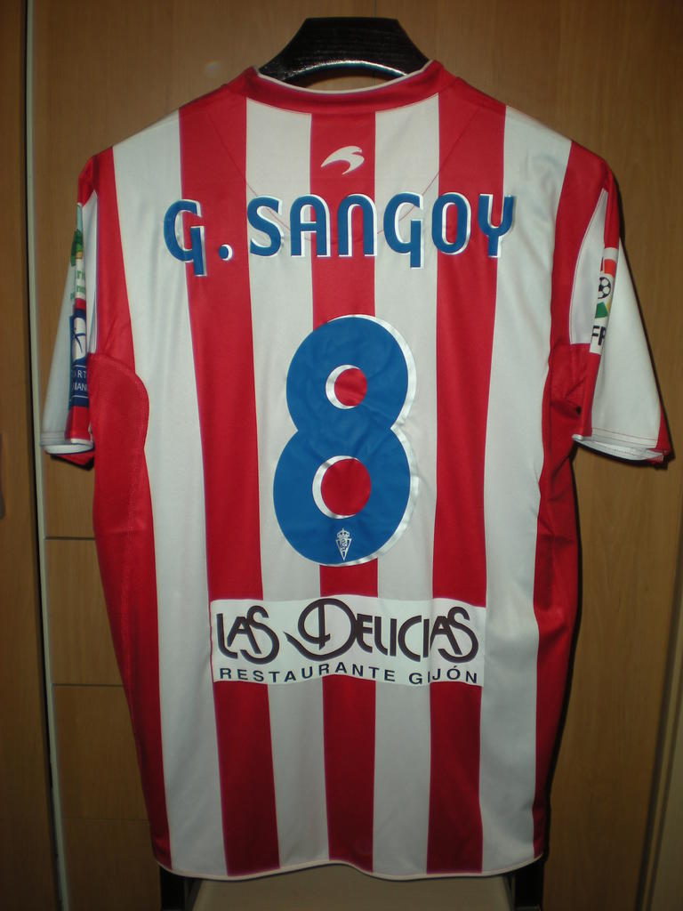 maillot sporting de gijón domicile 2010-2011 rétro