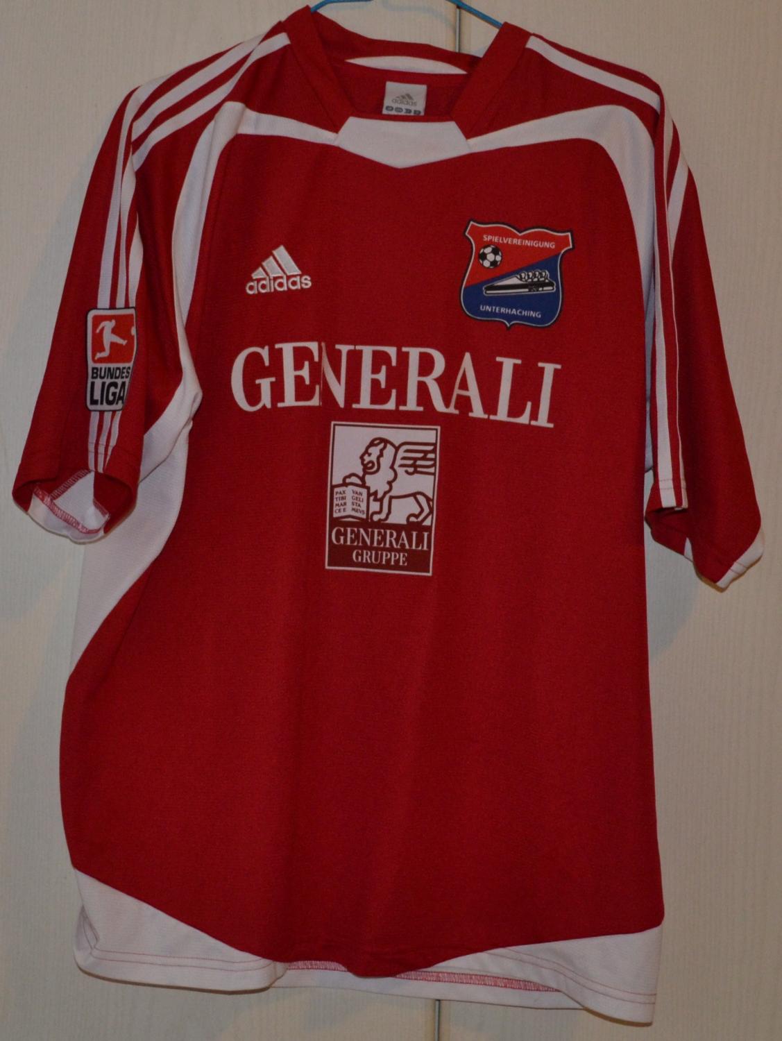 maillot spvgg unterhaching domicile 2004-2005 rétro