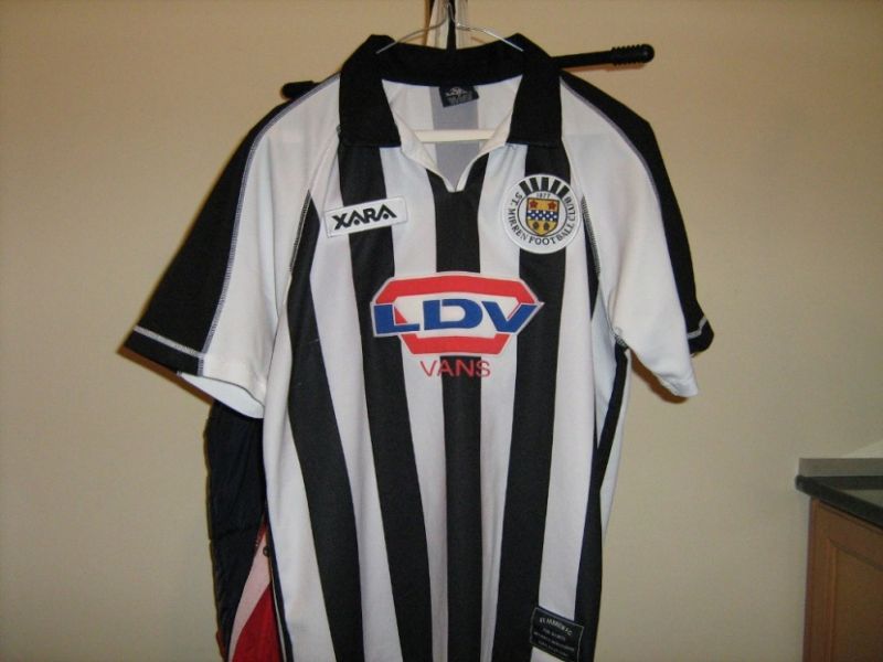 maillot st. mirren fc domicile 2000-2001 rétro