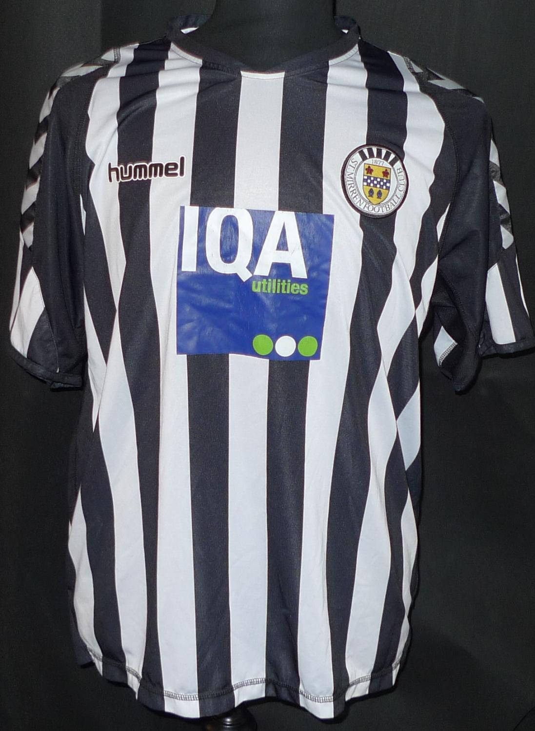 maillot st. mirren fc domicile 2010-2011 rétro