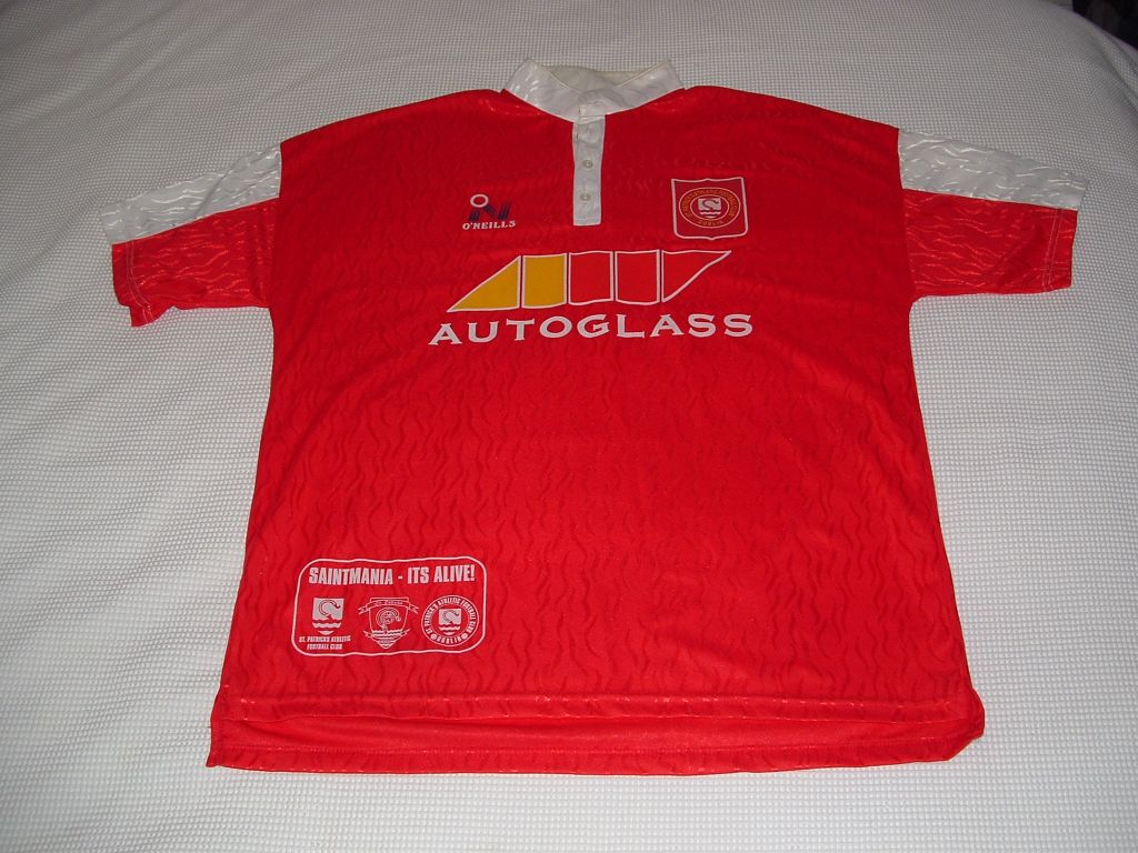 maillot st. patrick's athletic domicile 1994-1996 rétro