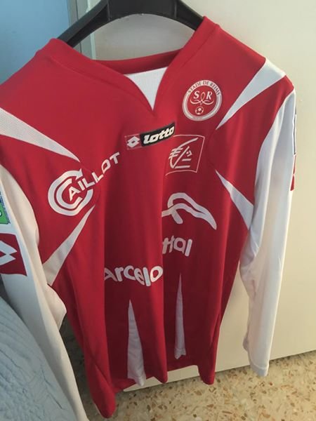 maillot stade de reims domicile 2008-2009 rétro