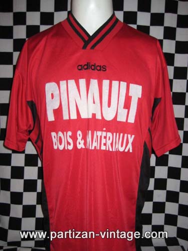 maillot stade rennais fc domicile 1995-1996 rétro