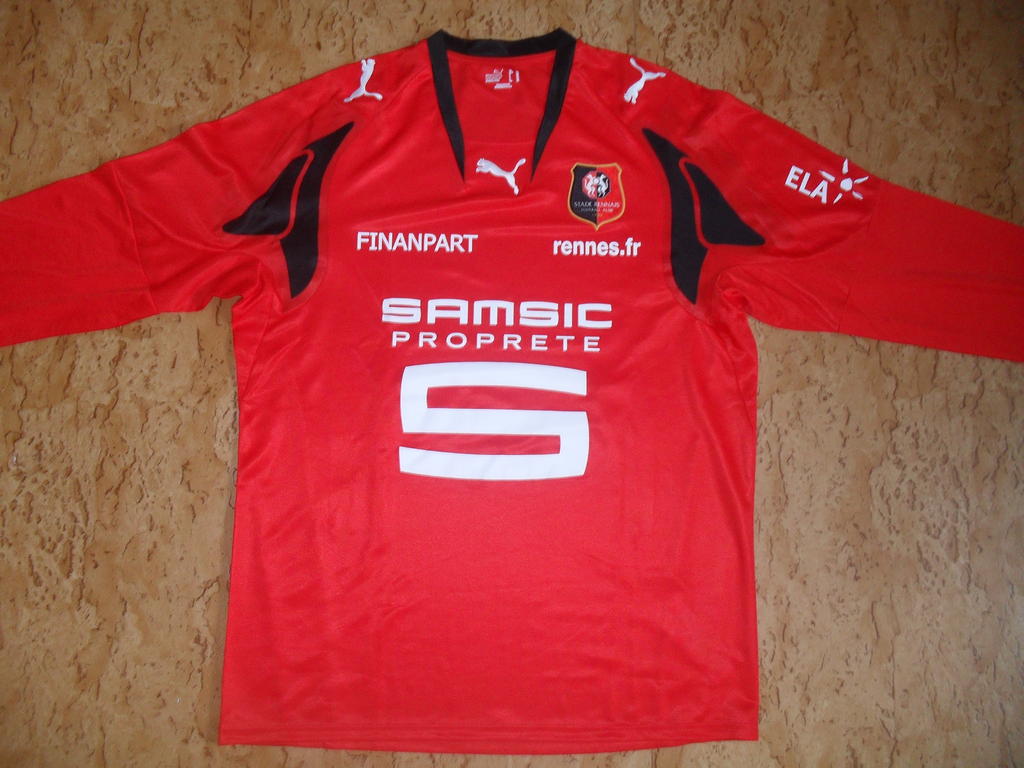 maillot stade rennais fc domicile 2007-2008 rétro