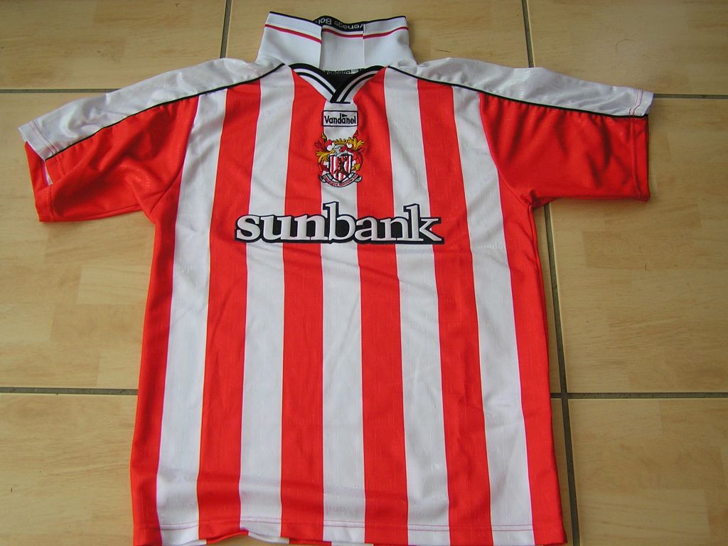 maillot stevenage fc domicile 2000-2002 rétro