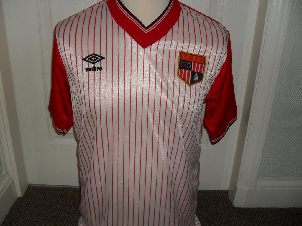 maillot stoke city fc domicile 1983-1986 rétro