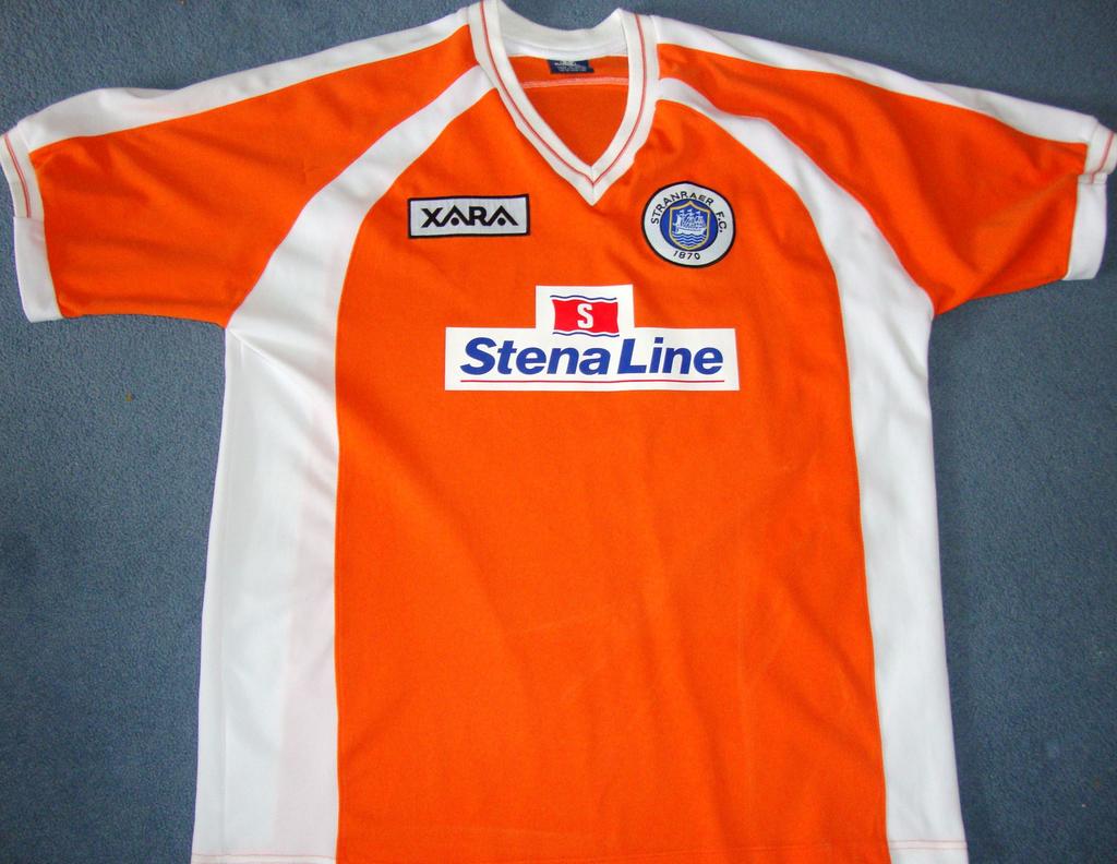 maillot stranraer fc exterieur 1999-2001 rétro