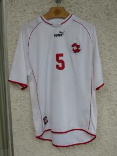 maillot suisse exterieur 2000-2001 rétro