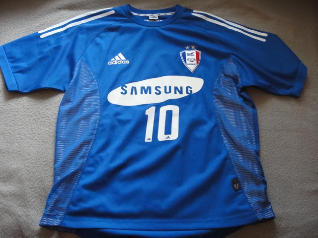 maillot suwon samsung bluewings réplique 2002 rétro