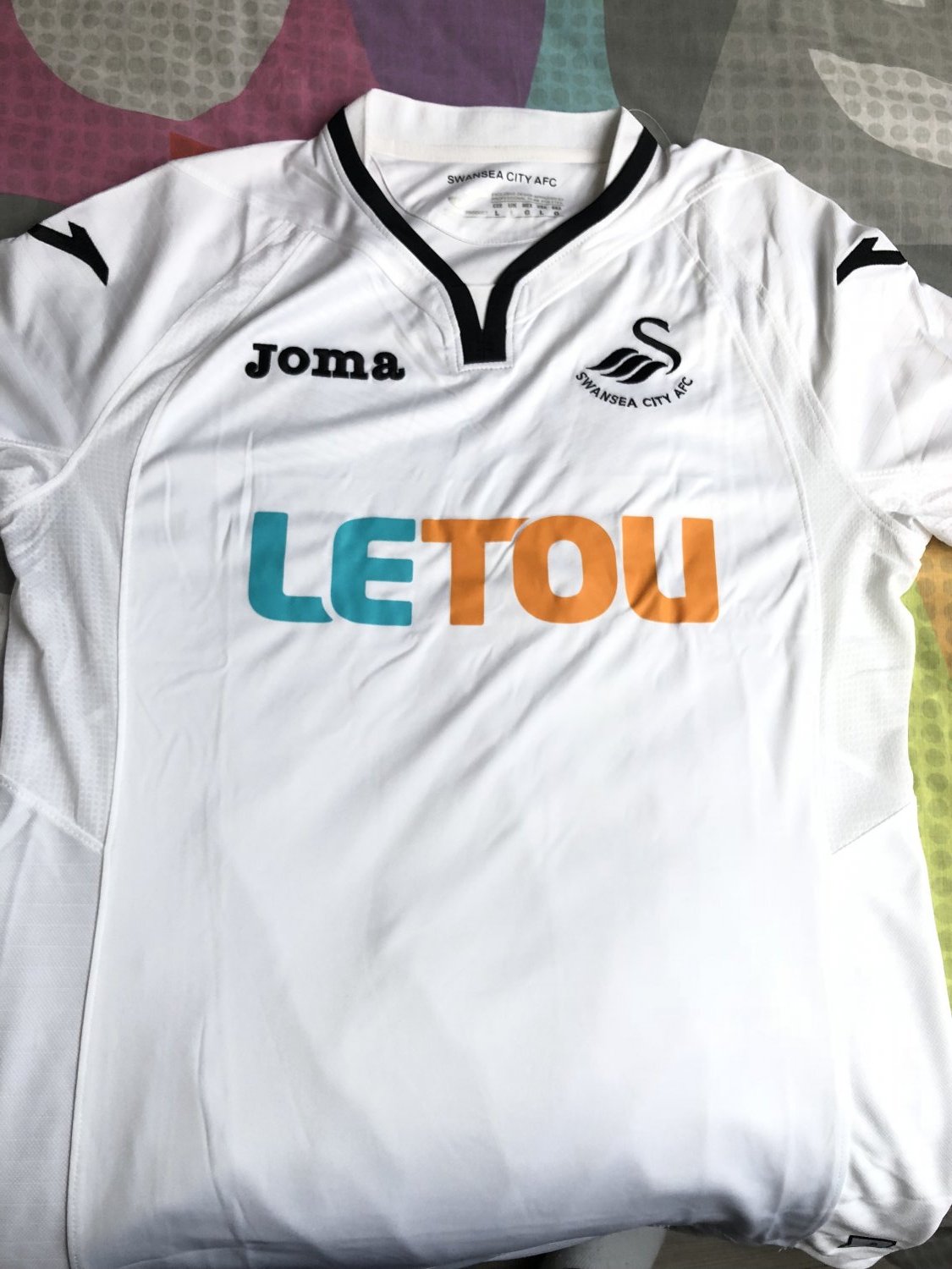 maillot swansea afc domicile 2017-2018 rétro