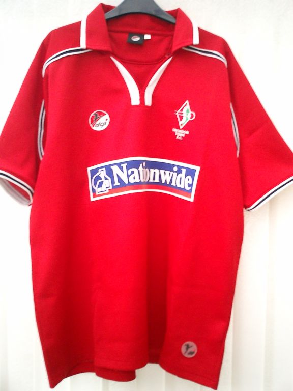 maillot swindon town fc domicile 2002-2003 rétro