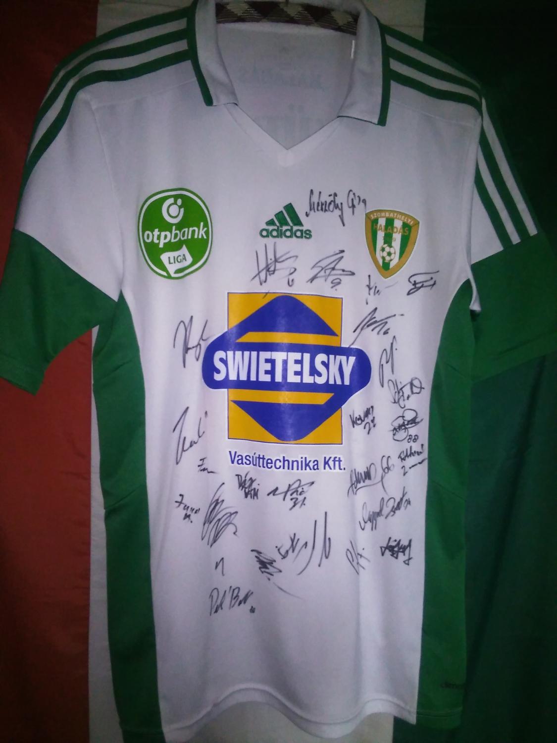 maillot szombathelyi haladás domicile 2015-2016 rétro