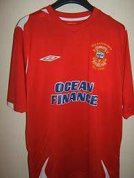 maillot tamworth fc domicile 2007-2008 rétro