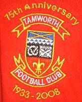 maillot tamworth fc domicile 2007-2008 rétro