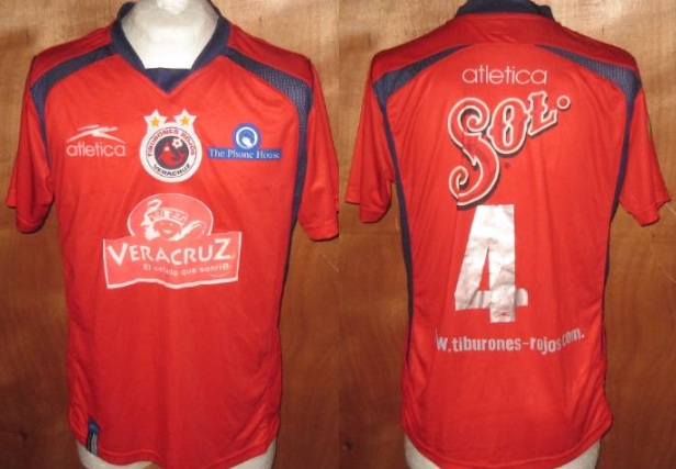 maillot tiburones rojos de veracruz domicile 2009 pas cher