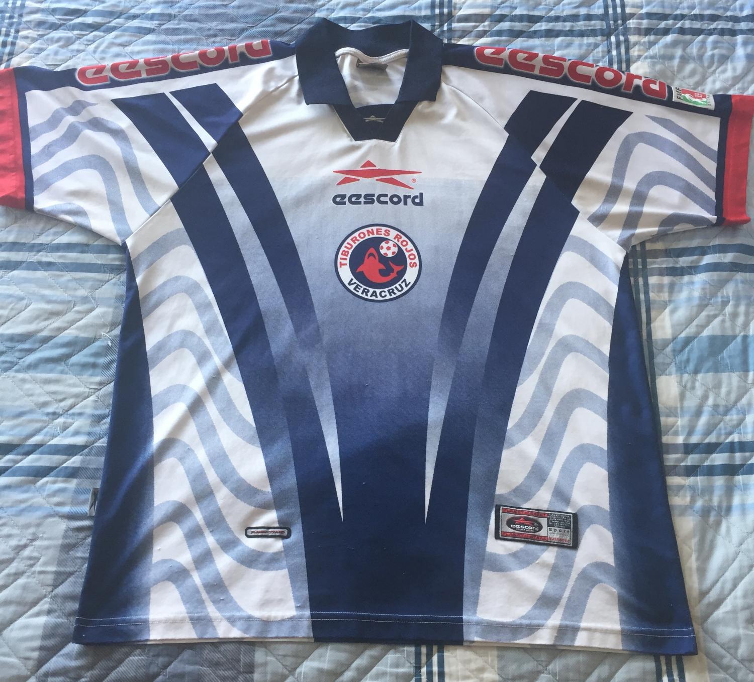 maillot tiburones rojos de veracruz exterieur 1999 pas cher