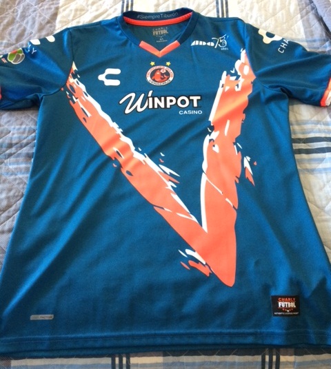 maillot tiburones rojos de veracruz exterieur 2015-2016 pas cher