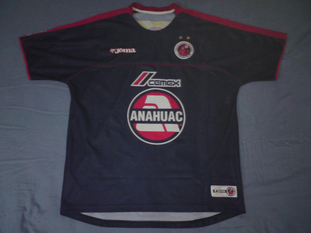 maillot tiburones rojos de veracruz third 2004 rétro