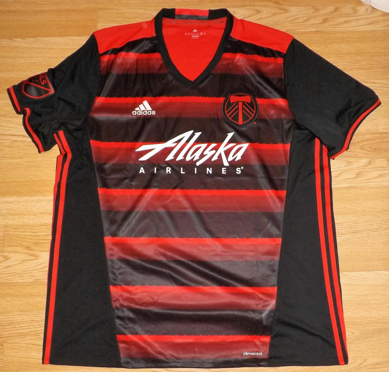 maillot timbers de portland exterieur 2016 rétro