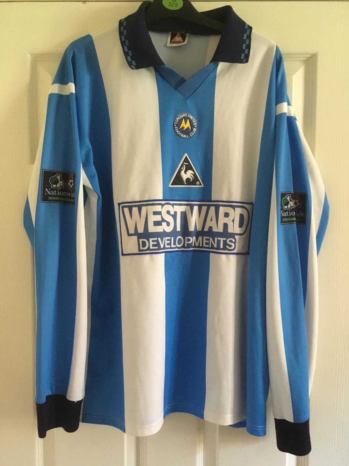 maillot torquay united exterieur 1997 rétro