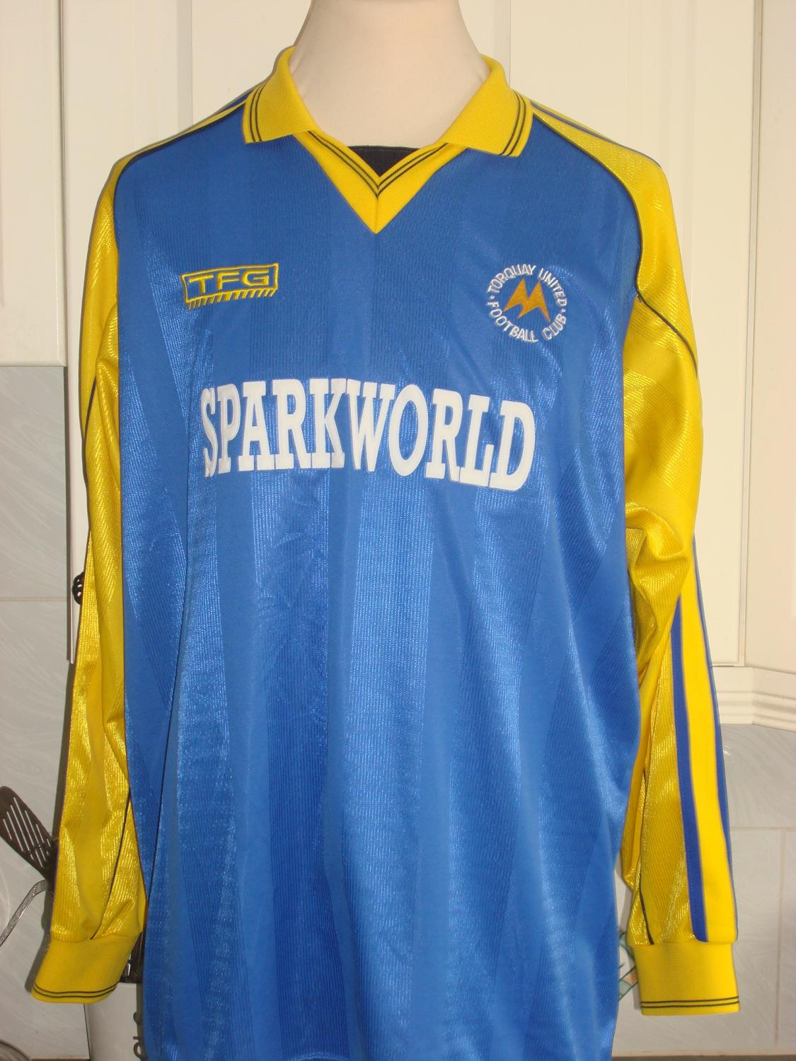maillot torquay united exterieur 2001-2003 rétro