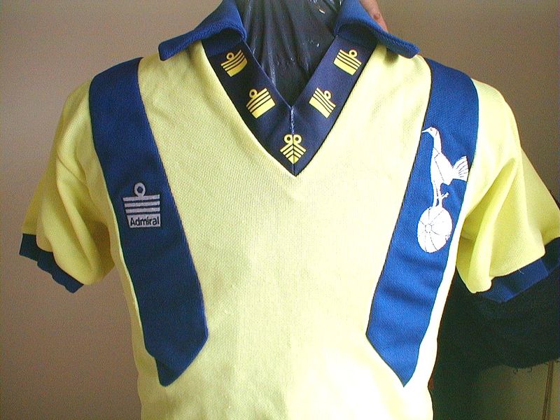 maillot tottenham hotspur exterieur 1977-1980 rétro
