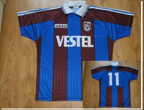 maillot trabzonspor domicile 1997-1998 rétro
