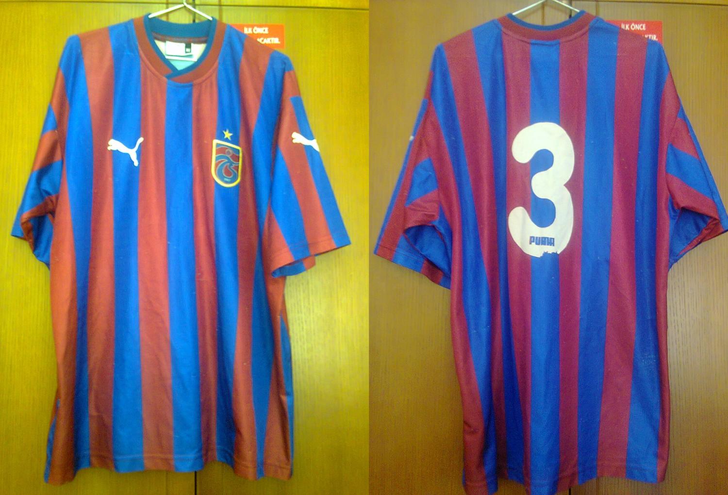 maillot trabzonspor domicile 2001-2002 pas cher