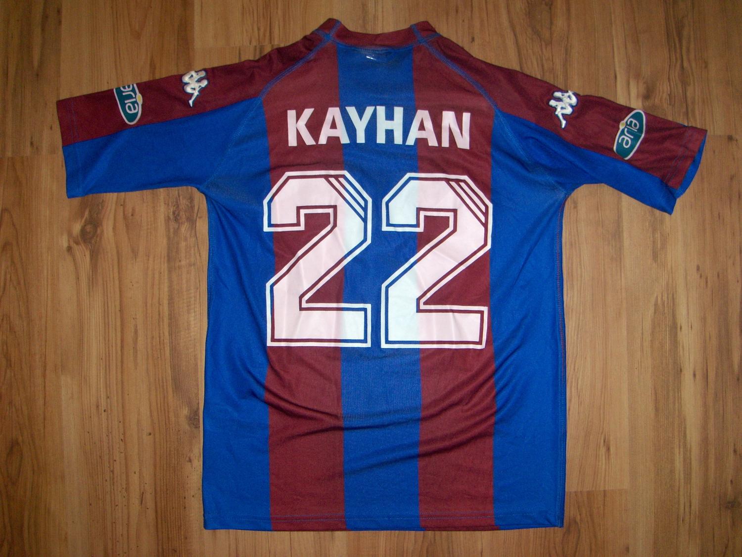 maillot trabzonspor domicile 2002-2003 rétro