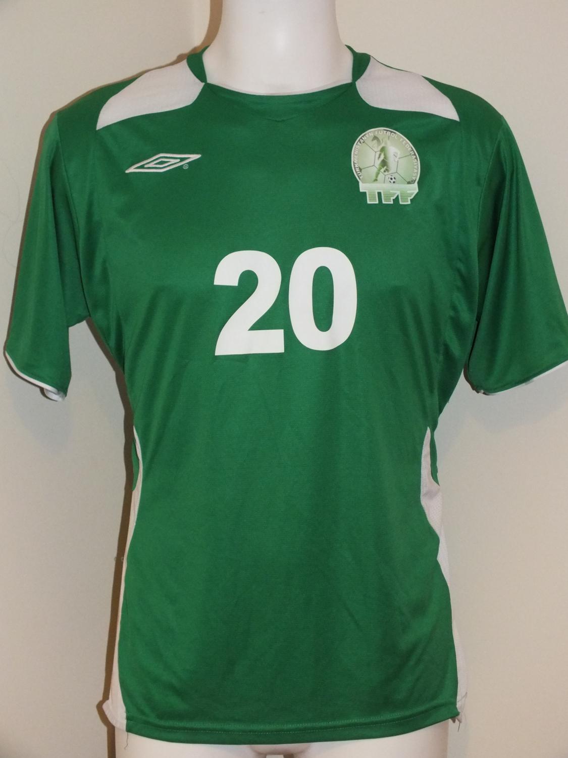 maillot turkménistan domicile 2013 rétro