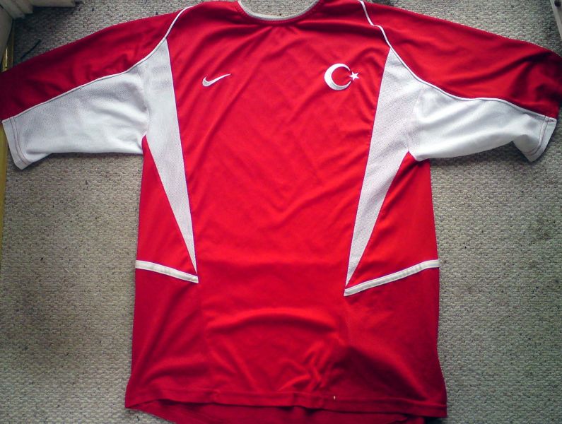 maillot turquie domicile 2003-2004 rétro