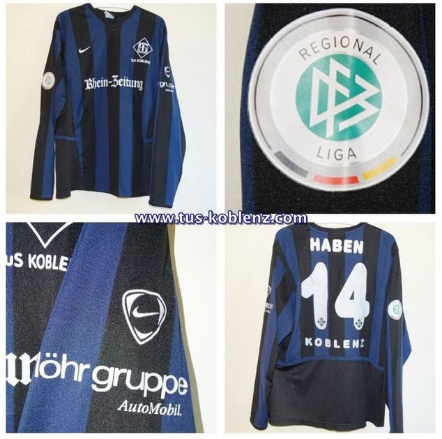 maillot tus coblence domicile 2005-2006 rétro